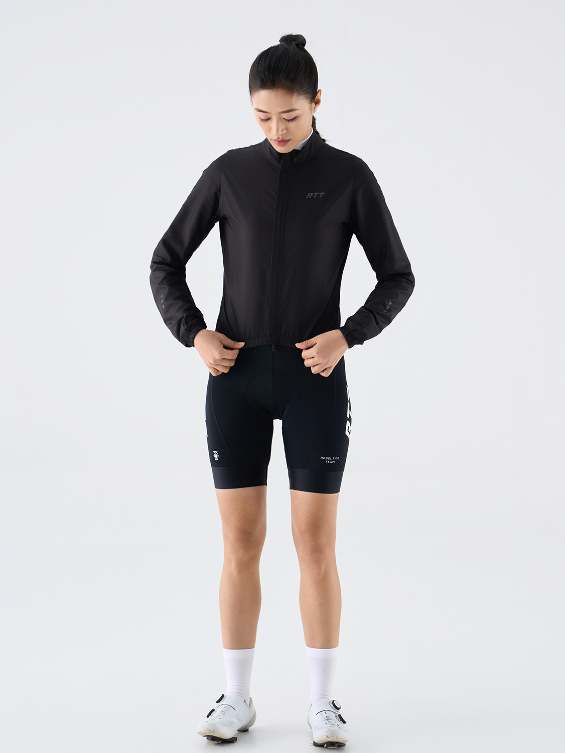 Women's Windproof Lightweight Jacket MW11-Black