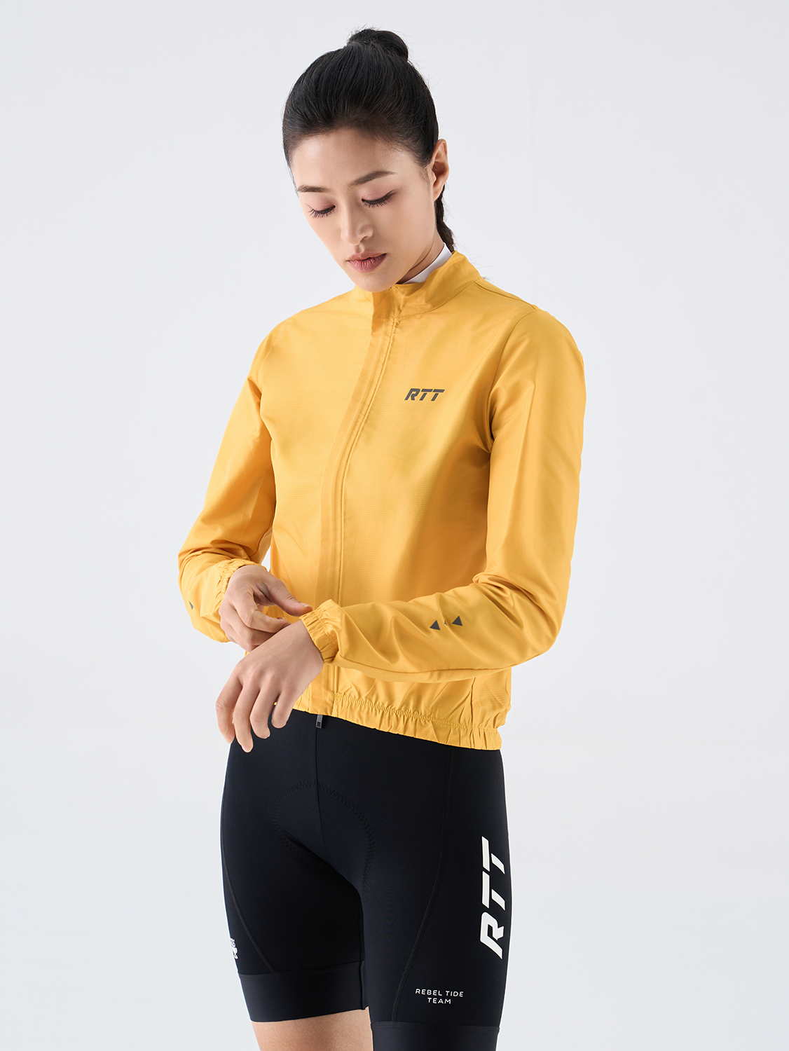 Women's Windproof Lightweight Jacket MW11-Yellow
