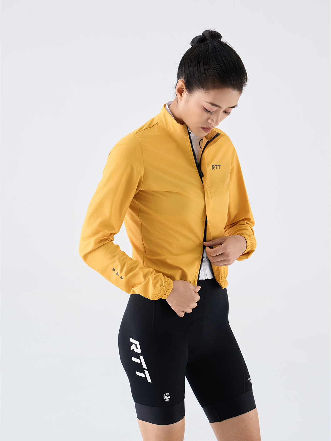 Women's Windproof Lightweight Jacket MW11-Yellow