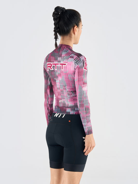 Women's Long Sleeves Jersey LS06 Fuchsia