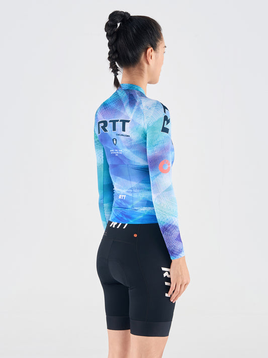 Women's Long Sleeves Jersey LS09 Blue