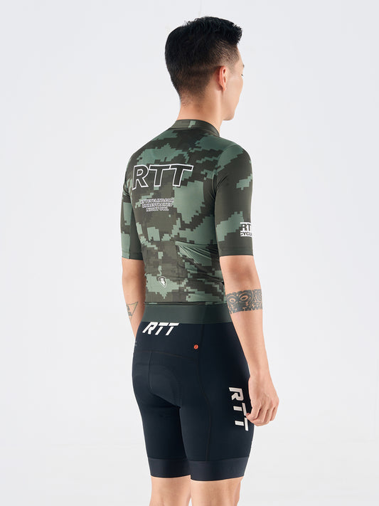 Men's Short Sleeves Jersey SS32 Camouflage Green