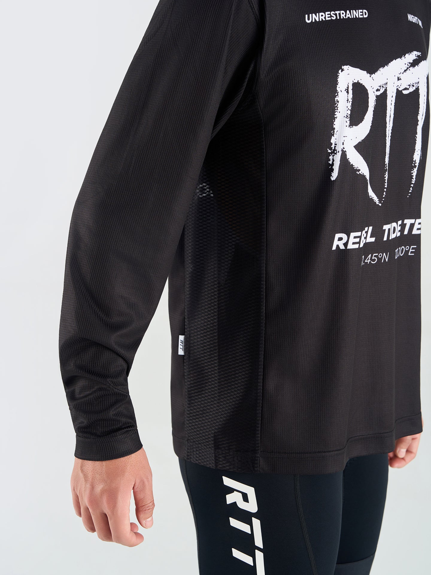 Men's Long Sleeve Shirt TS02-Black