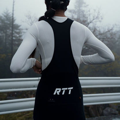 Women's Winter Thermal Bib Tights FF02-Black