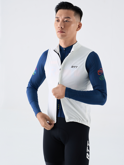 Windproof Lightweight Vest  MV11-Milk White