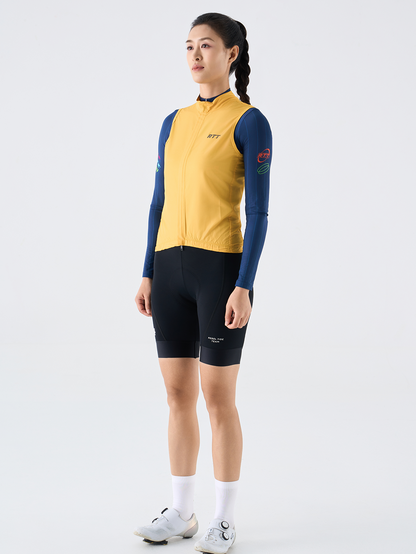 Women's Windproof Lightweight Vest  MV11-Yellow