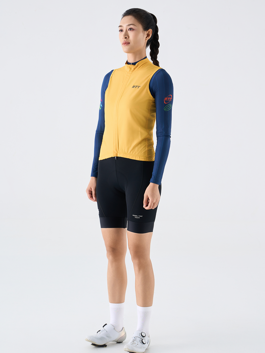 Women's Windproof Lightweight Vest  MV11-Yellow
