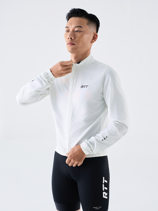 Windproof Lightweight Jacket MW11-Milk White
