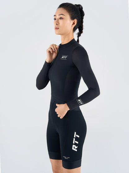 Women's Long Sleeves Jersey LS01 Black