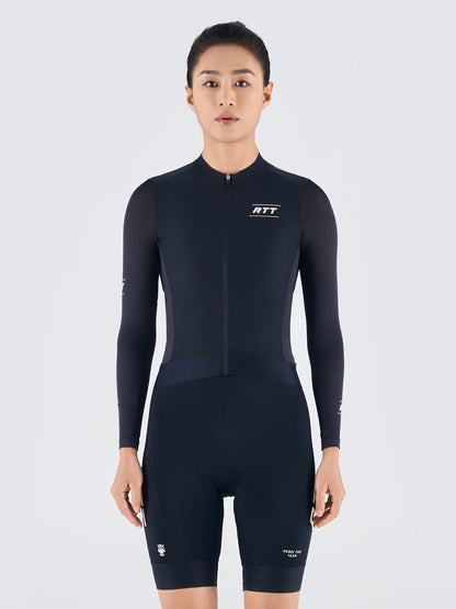Women's Long Sleeves Jersey LS01 Black