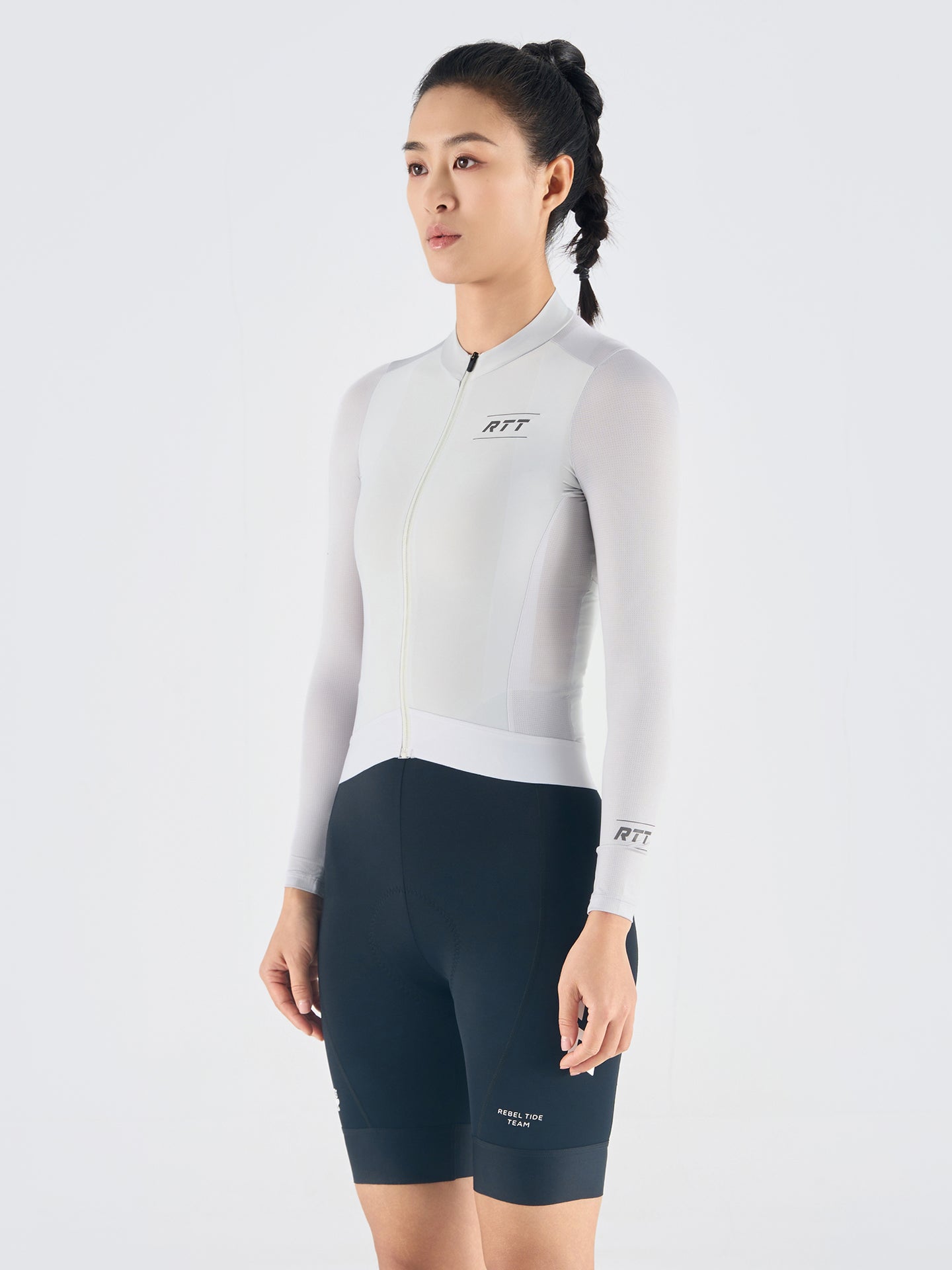 Women's Long Sleeves Jersey LS01 Gray