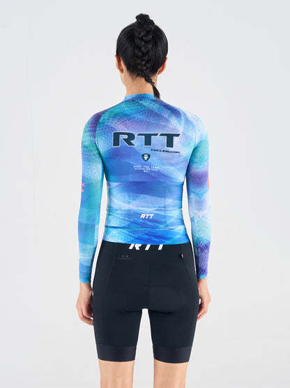 Women's Long Sleeves Jersey LS09 Blue