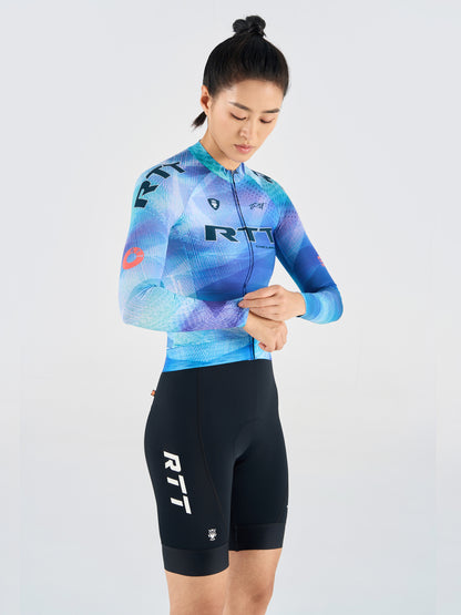 Women's Long Sleeves Jersey LS09 Blue