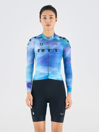 Women's Long Sleeves Jersey LS09 Blue