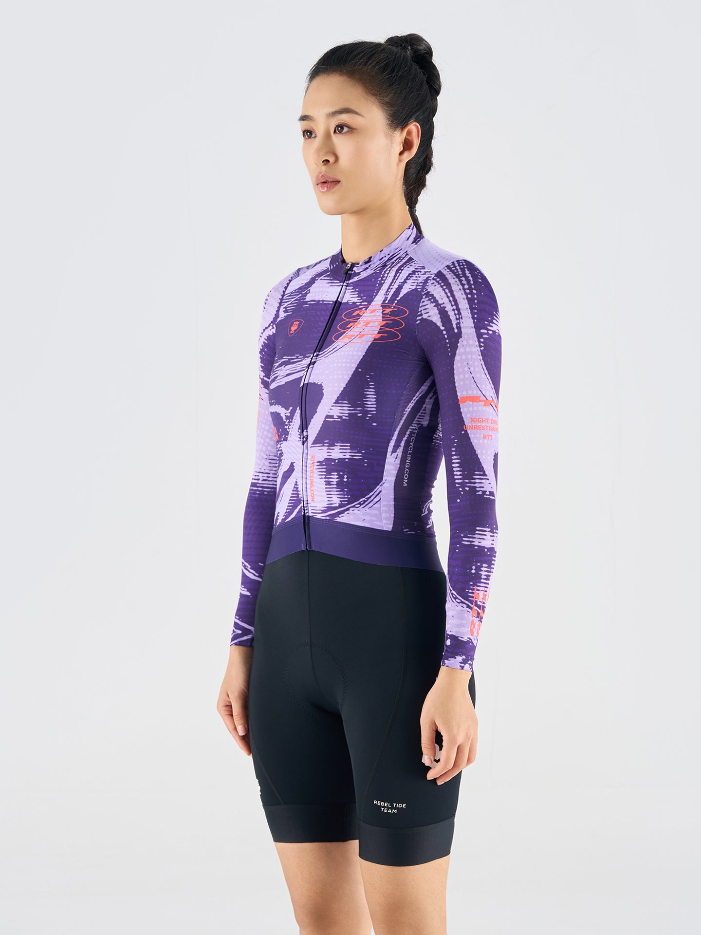 Women's Long Sleeves Jersey LS10  Purple