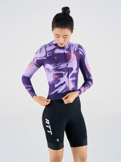 Women's Long Sleeves Jersey LS10  Purple