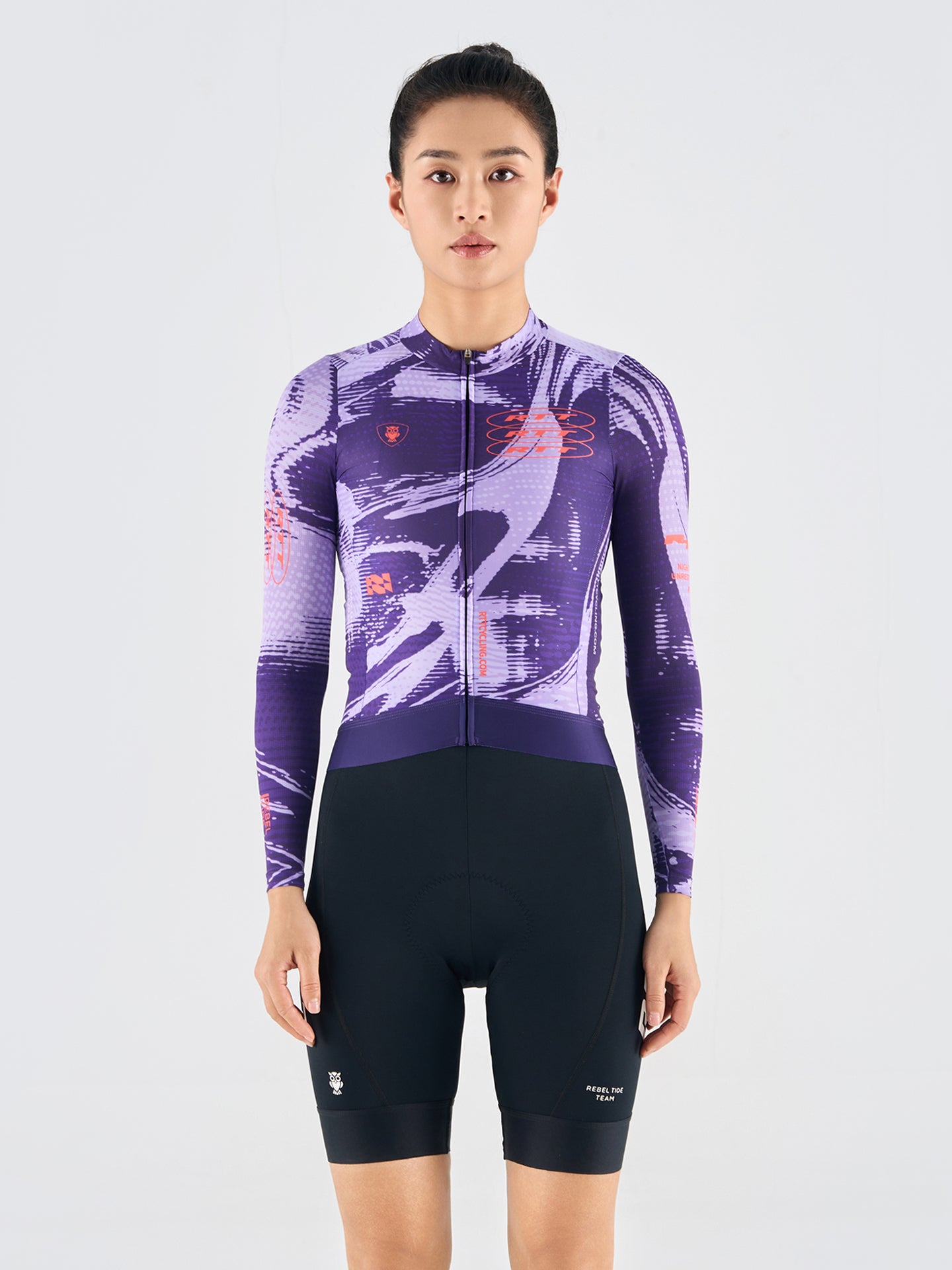 Women's Long Sleeves Jersey LS10  Purple