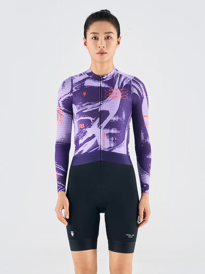 Women's Long Sleeves Jersey LS10  Purple