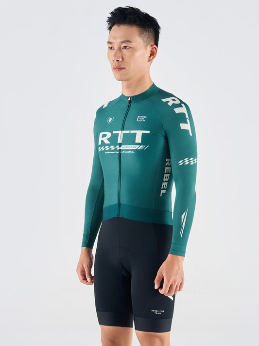 Men's Long Sleeves Jersey LS30 Dark Green