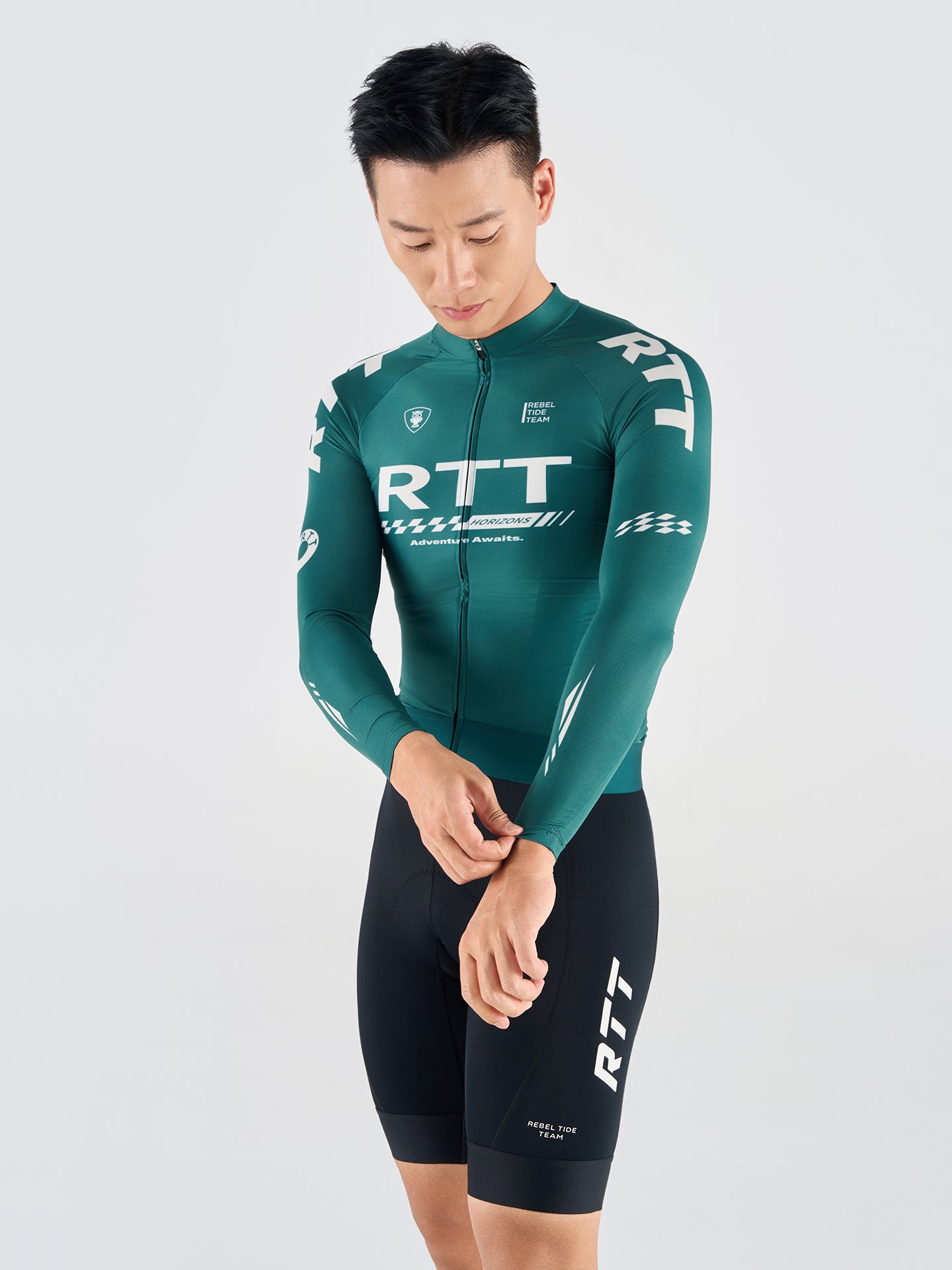 Men's Long Sleeves Jersey LS30 Dark Green
