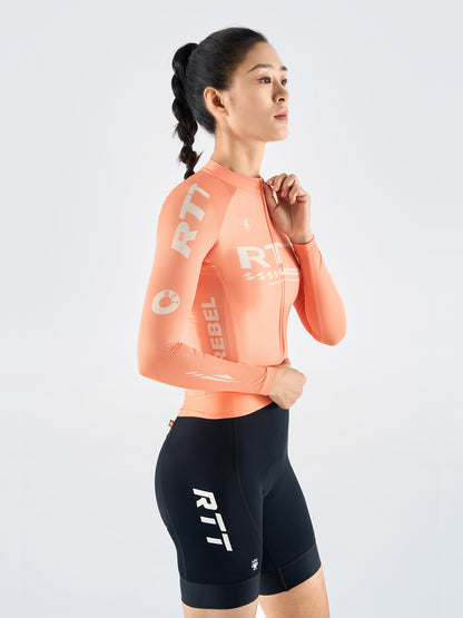 Women's Long Sleeves Jersey LS30 Spring Orange