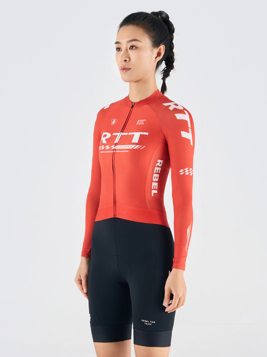 Women's Long Sleeves Jersey LS30 Red