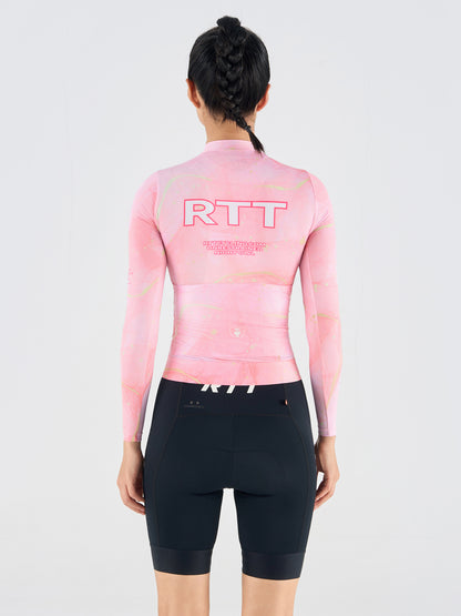 Women's Long Sleeves Jersey LS35  Light Pink