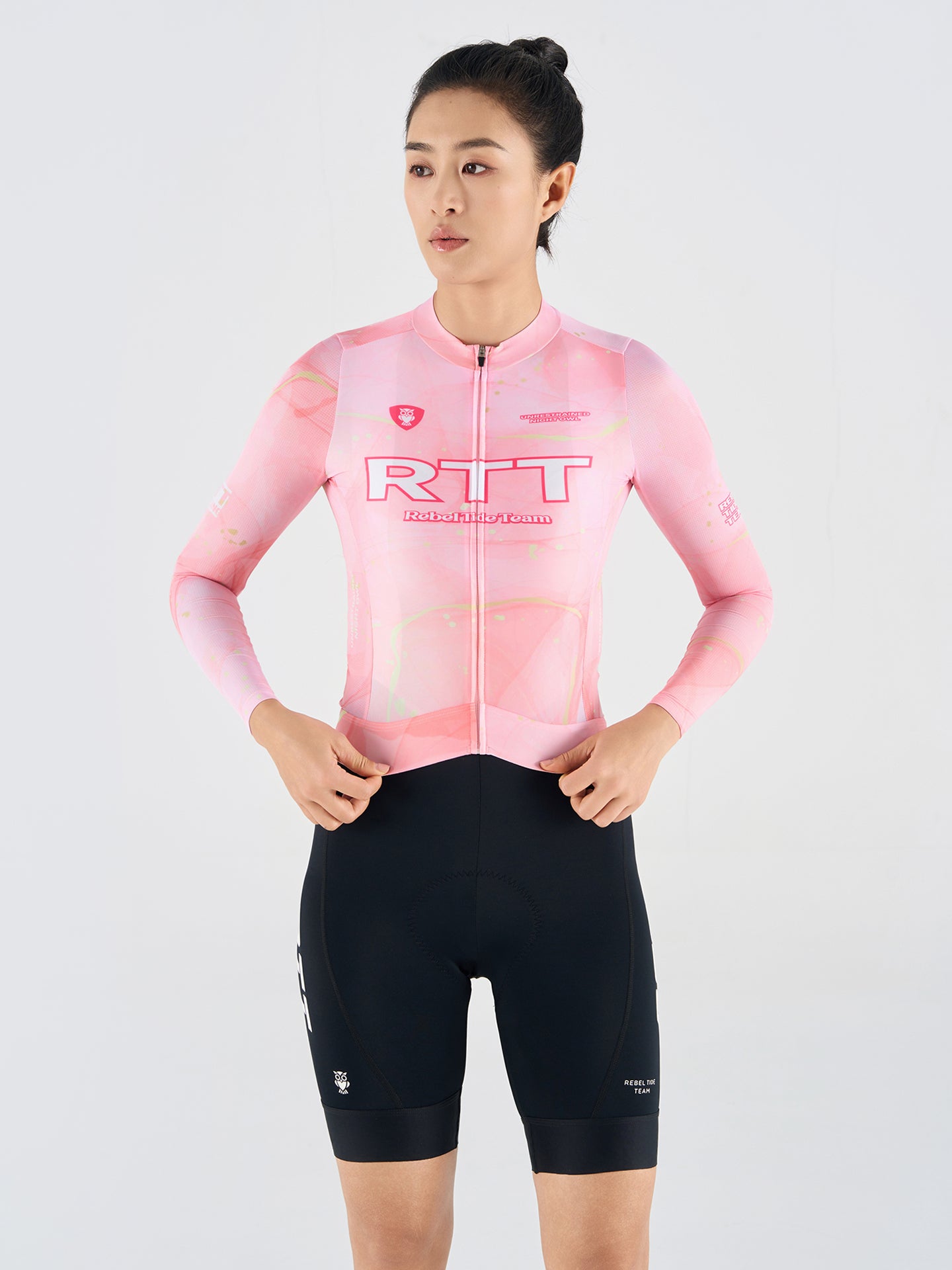 Women's Long Sleeves Jersey LS35  Light Pink
