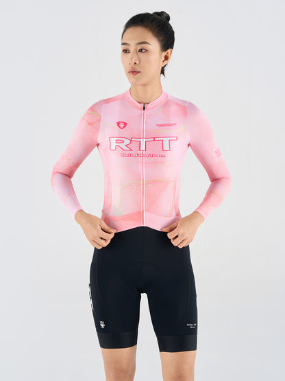 Women's Long Sleeves Jersey LS35  Light Pink