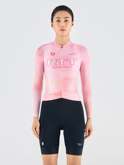 Women's Long Sleeves Jersey LS35  Light Pink