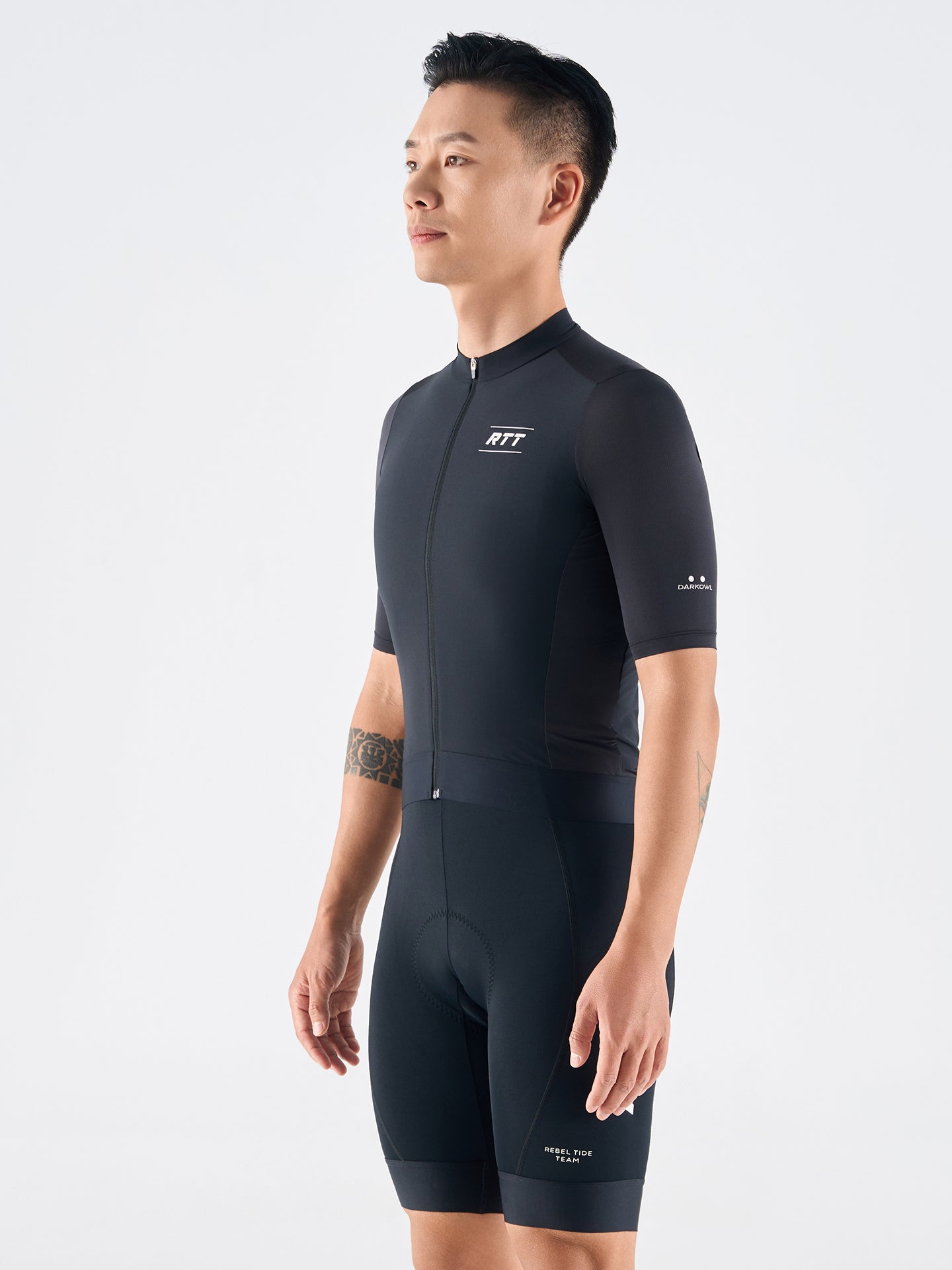 Men's Short Sleeves Jersey SS01 Black