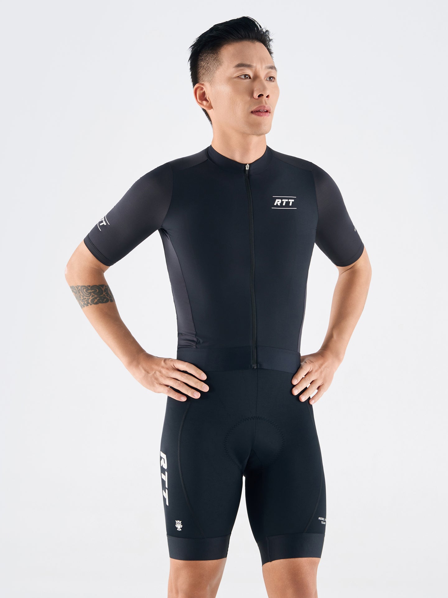 Men's Short Sleeves Jersey SS01 Black