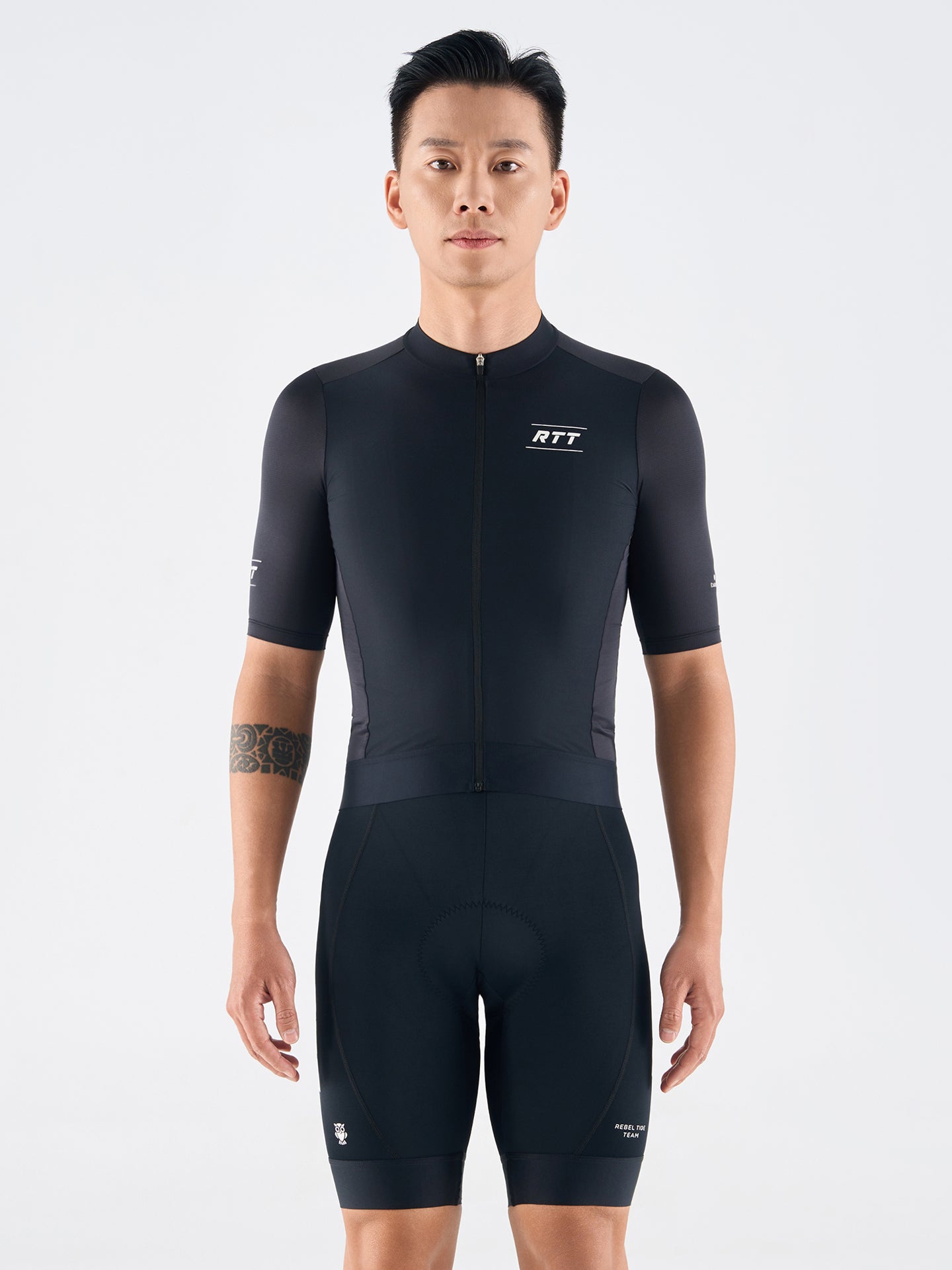 Men's Short Sleeves Jersey SS01 Black