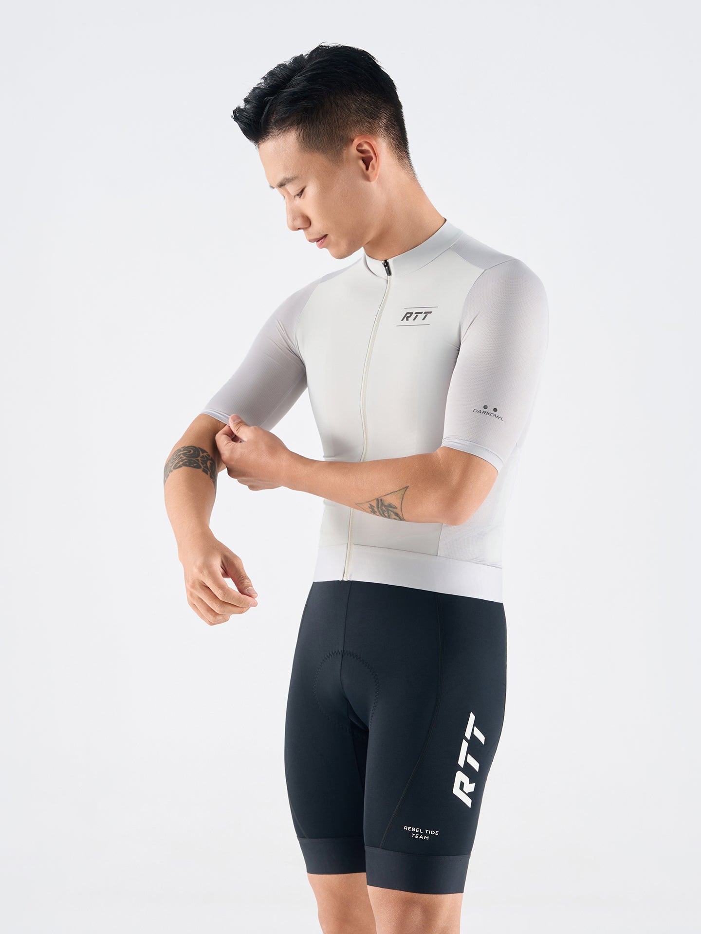 Men's Short Sleeves Jersey SS01 Gray