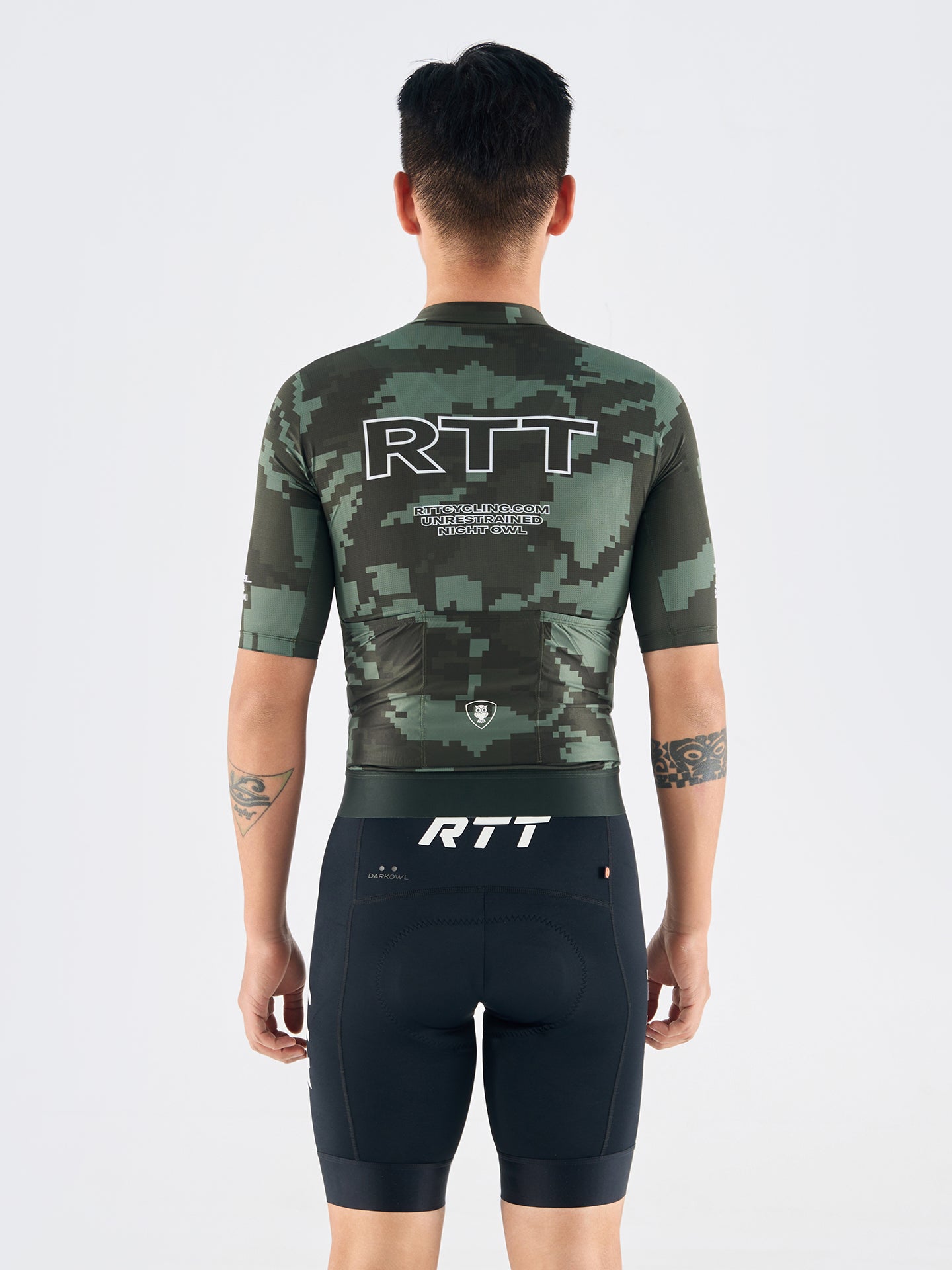 Men's Short Sleeves Jersey SS32 Camouflage Green