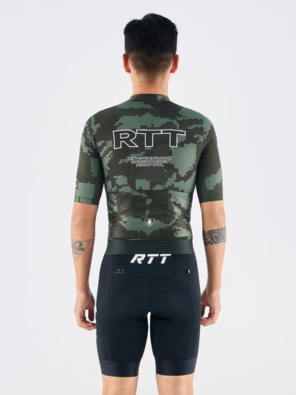 Men's Short Sleeves Jersey SS32 Camouflage Green