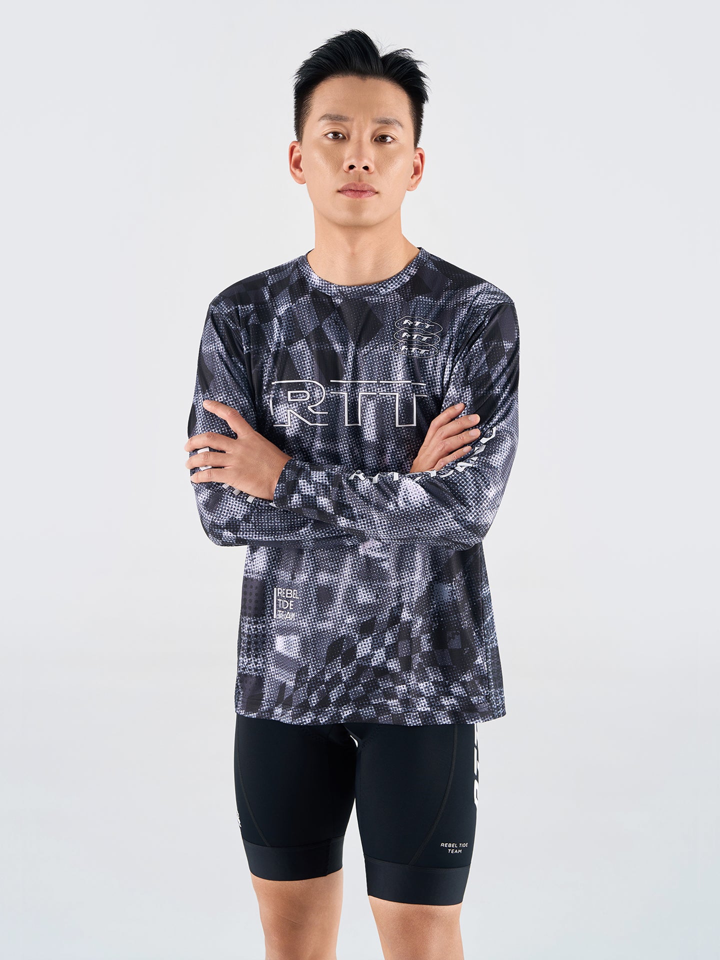 Men's Long Sleeve Shirt TS01-Gray
