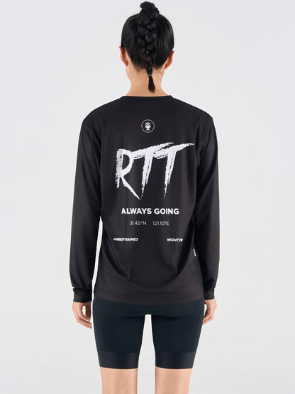 Women's Long Sleeve Shirt TS02-Black