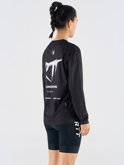 Women's Long Sleeve Shirt TS02-Black