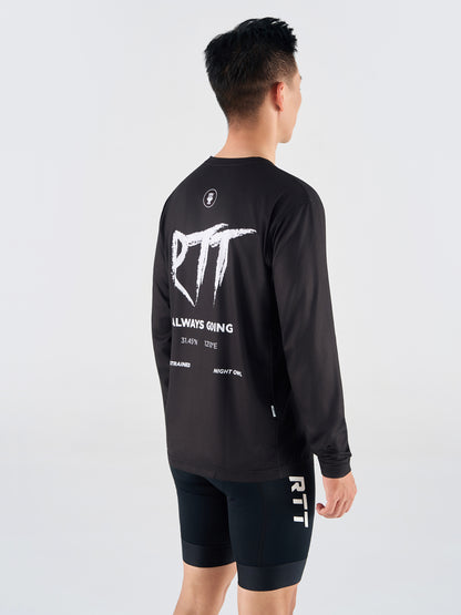 Men's Long Sleeve Shirt TS02-Black