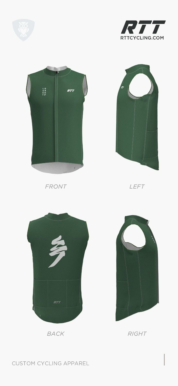 TLD 2026 Custom Vest -Green
